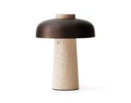 Reverse Portable Table Lamp, sand/bronzed