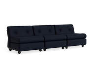 Amanta 3-Seater Sofa, Maglia blue black