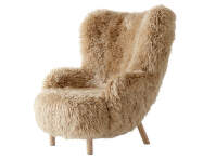Petra VB3 Lounge Chair, oak/sheepskin Honey
