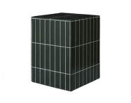 Pillar Side Table, dark green