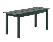 Linear Steel Bench 110 cm, dark green