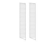 String Floor Panel 200 x 30, 2 pcs, dark brown
