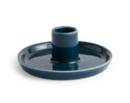 Disc Candleholder Small, dark teal
