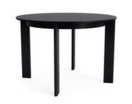 Chisel 25 Table Round Ø110, black lacquered oak