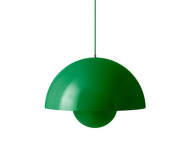 Flowerpot VP2 Pendant, signal green