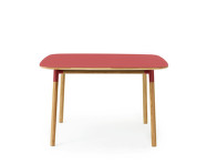 Form Table 120x120 cm Oak, red