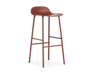 Form Bar Chair 75 cm Steel, red