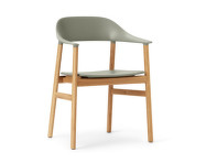 Herit Armchair Oak, dusty green