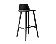 Nerd Bar Stool 75 cm, black