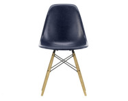 Eames Fiberglass Side Chair DSW, navy blue/ash