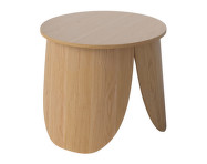 Peyote Coffee Table Ø56, lacquered oak