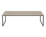 Como Coffee Table 60x120xH32, white oak / black