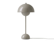 Flowerpot VP3 Table Lamp, grey beige