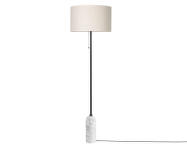 Gravity Floor Lamp, white marble/canvas