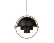 Multi-Lite Pendant Small, black/brass