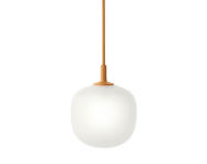 Rime Pendant Lamp Ø12, opal/orange