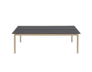 Linear System Table, Black Nanolaminate / Oak