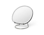 Pond Table Mirror, dark chrome