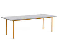 Two-Colour Dining Table 240 cm, ochre/light grey