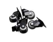 Cube Wheels set 4 pcs, black