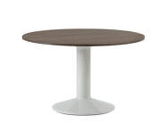 Midst Table Ø120, dark oak/grey