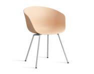 AAC 26 Chair Chromed Steel, pale peach