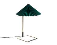Matin 380 Table Lamp, polished brass / green
