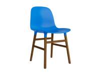 Form Chair Walnut, bright blue