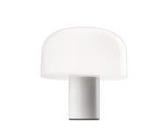 Bellhop Glass T Table Lamp, white