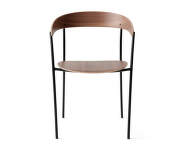 Missing Armchair, lacquered walnut