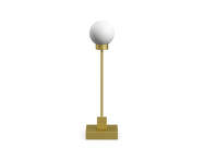 Snowball Portable Table Lamp, brass