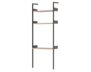 Rombe IF2 Full Bay Desk, anthracite/lacquered walnut
