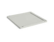 Colour Crate Lid Plastic Cube/Medium Square, grey