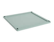 Colour Crate Lid Plastic Large Square, sage green