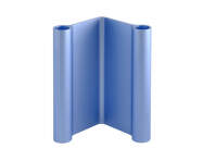 Pair Candleholder H18, light blue