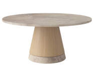 Piro Coffee Table Ø90 H42, beige marble