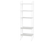 String Bathroom I Shelving Set, white