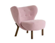 Little Petra VB1 Lounge Chair, walnut/Ecriture 0640