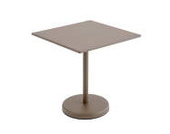 Linear Steel Café Table 70x70, taupe