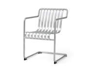 Palissade Cantilever Dining Armchair, galvanised