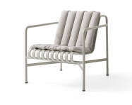 Palissade Lounge Chair Soft Quilted Cushion, sky grey