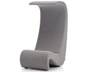 Amoebe Highback Chair, salt and pepper