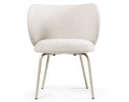 Rico Dining Chair, Soft Bouclé off-white / cashmere