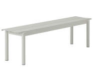 Linear Steel Bench 170 cm, grey