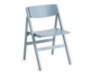 Backflip Chair, cloud blue lacquered beech