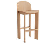 Chisel 35 Bar Stool H75, lacquered oak