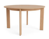 Chisel 25 Table Round Ø127, lacquered oak