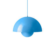 Flowerpot VP2 Pendant, swim blue