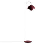 Flowerpot VP12 Floor Lamp, dark plum