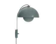Flowerpot VP8 Wall Lamp, stone blue
